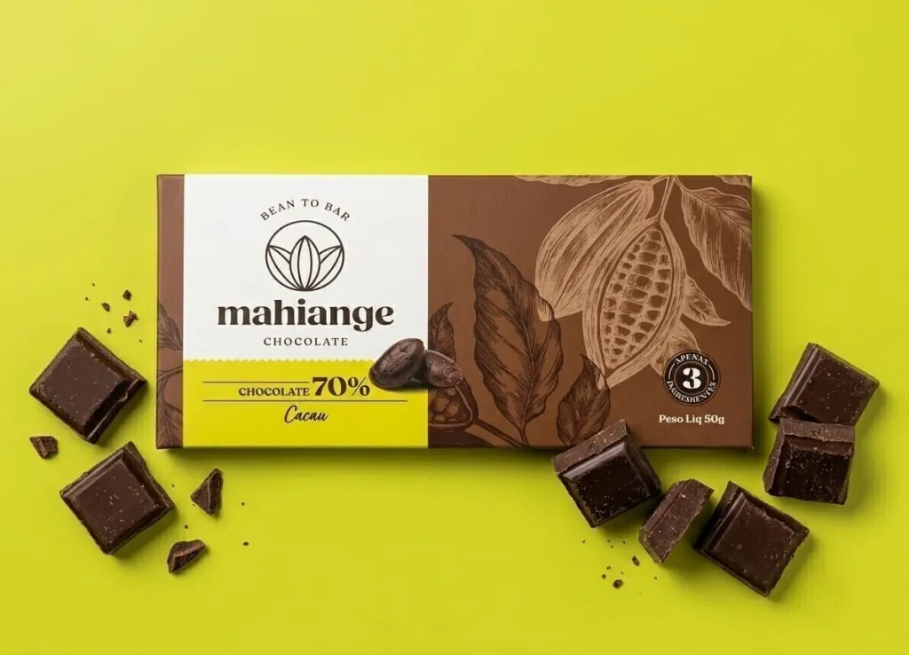 Barra de chocolate Mahiange 70% cacau